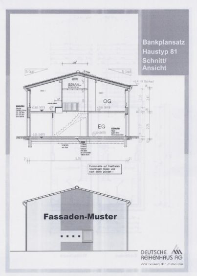 Plan Seitenansicht
