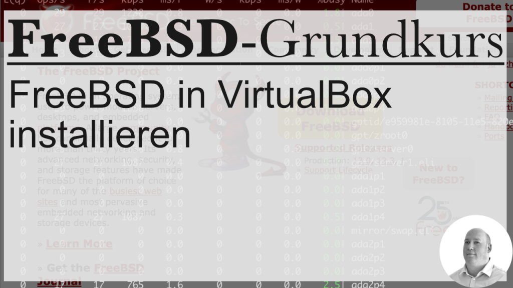 FreeBSD-Grundkurs: FreeBSD in VirtualBox installieren