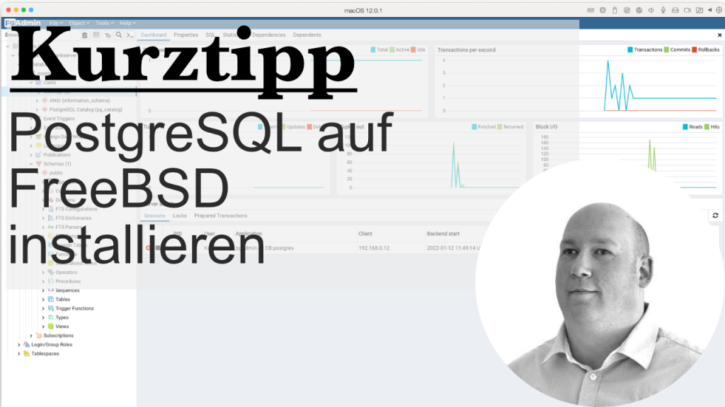 Titelbild PostgreSQL auf FreeBSD installieren