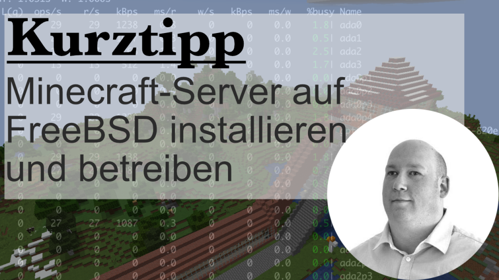 Minecraft-Server auf FreeBSD installieren und betreiben