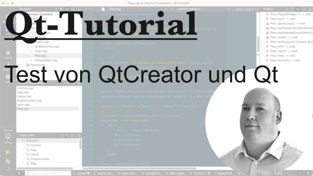 Qt-Tutorial 006: Test von QtCreator und Qt