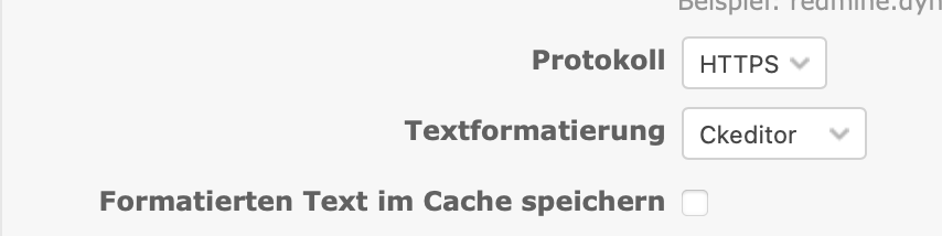 Textformatierung auf Ckeditor gesetzt