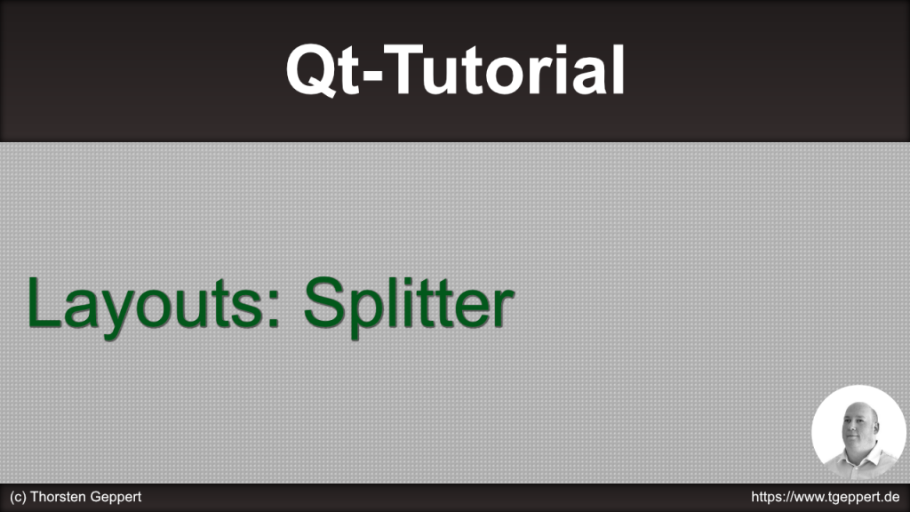 Layouts: Splitter