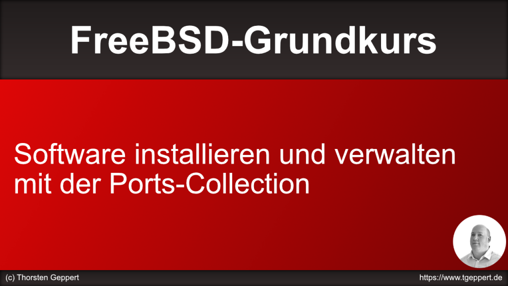 Software installieren und verwalten mit der Ports-Collection