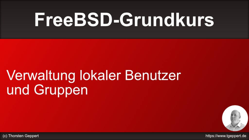 Verwaltung lokaler Benutzer und Gruppen