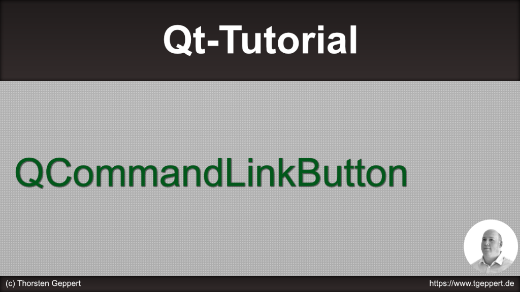 QCommandLinkButton