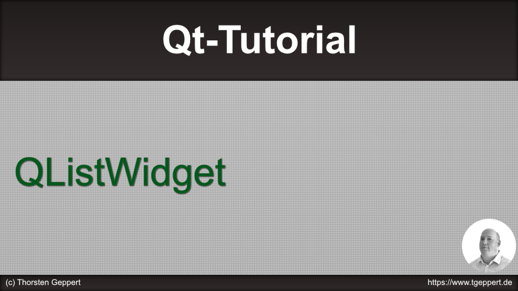 QListWidget